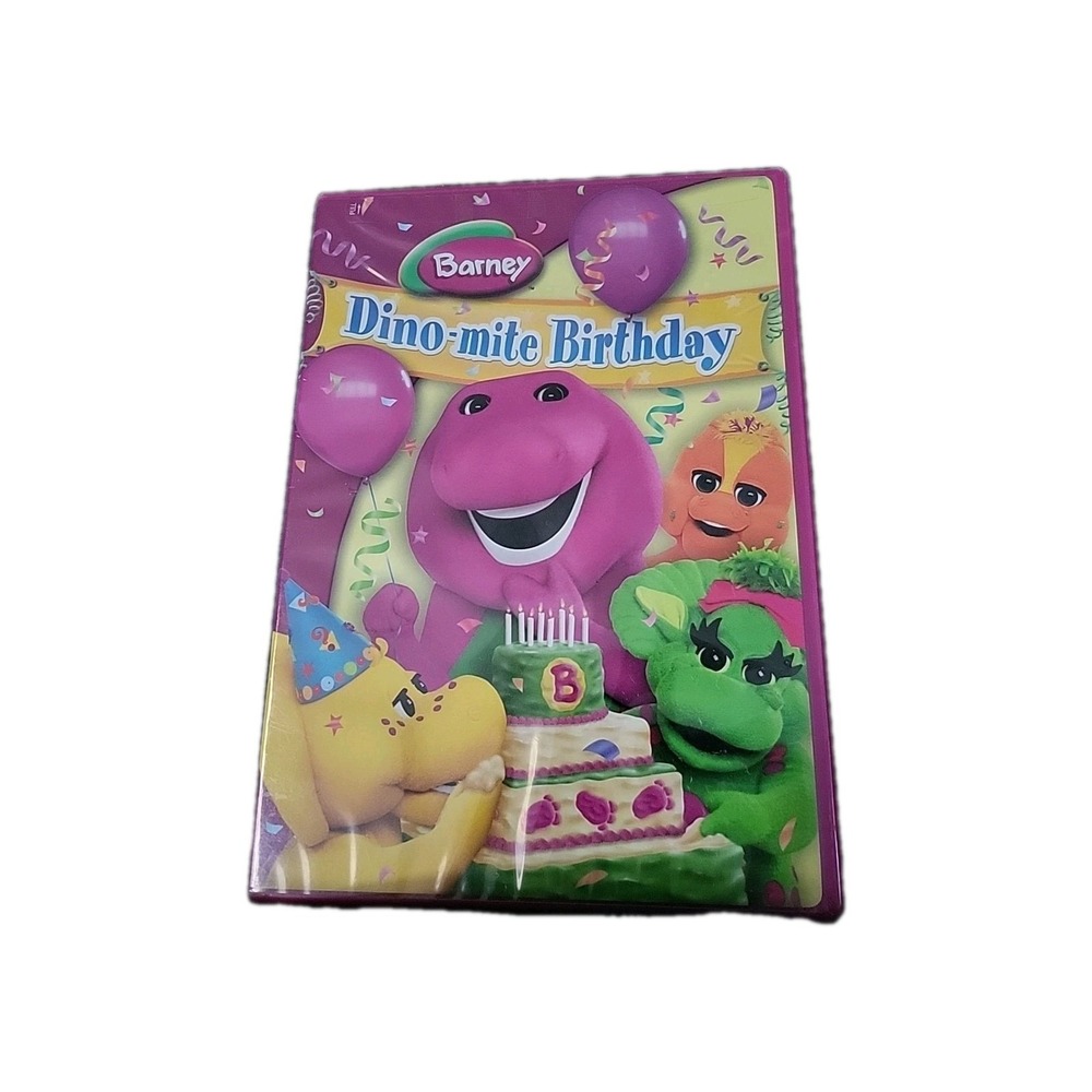 Barney Dino-Mite Birthday DVD 2007 New Hard To Find Childrens Movie